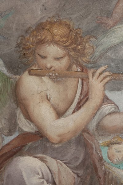 Angel Playing the Flute, 1623-34 by Isidoro Bianchi